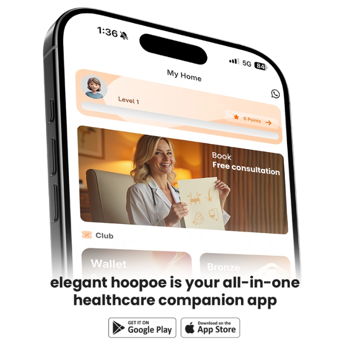 Elegant Hoopoe app preview